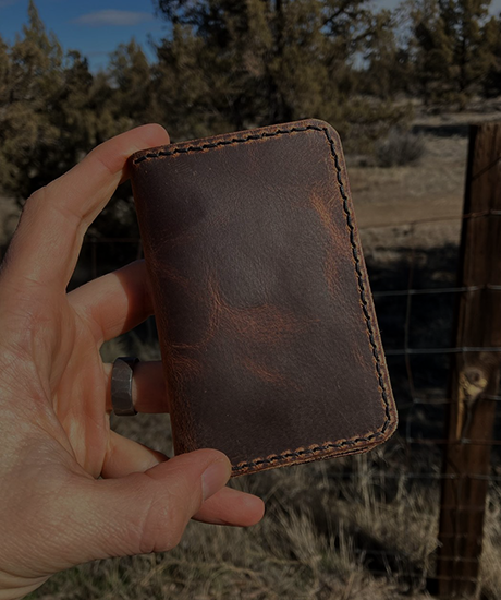 Handmade leather goods